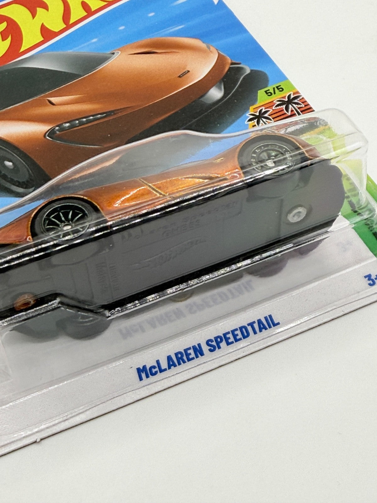 2025 Hot Wheels Super Treasure Hunt McLaren Speedtail With Protector