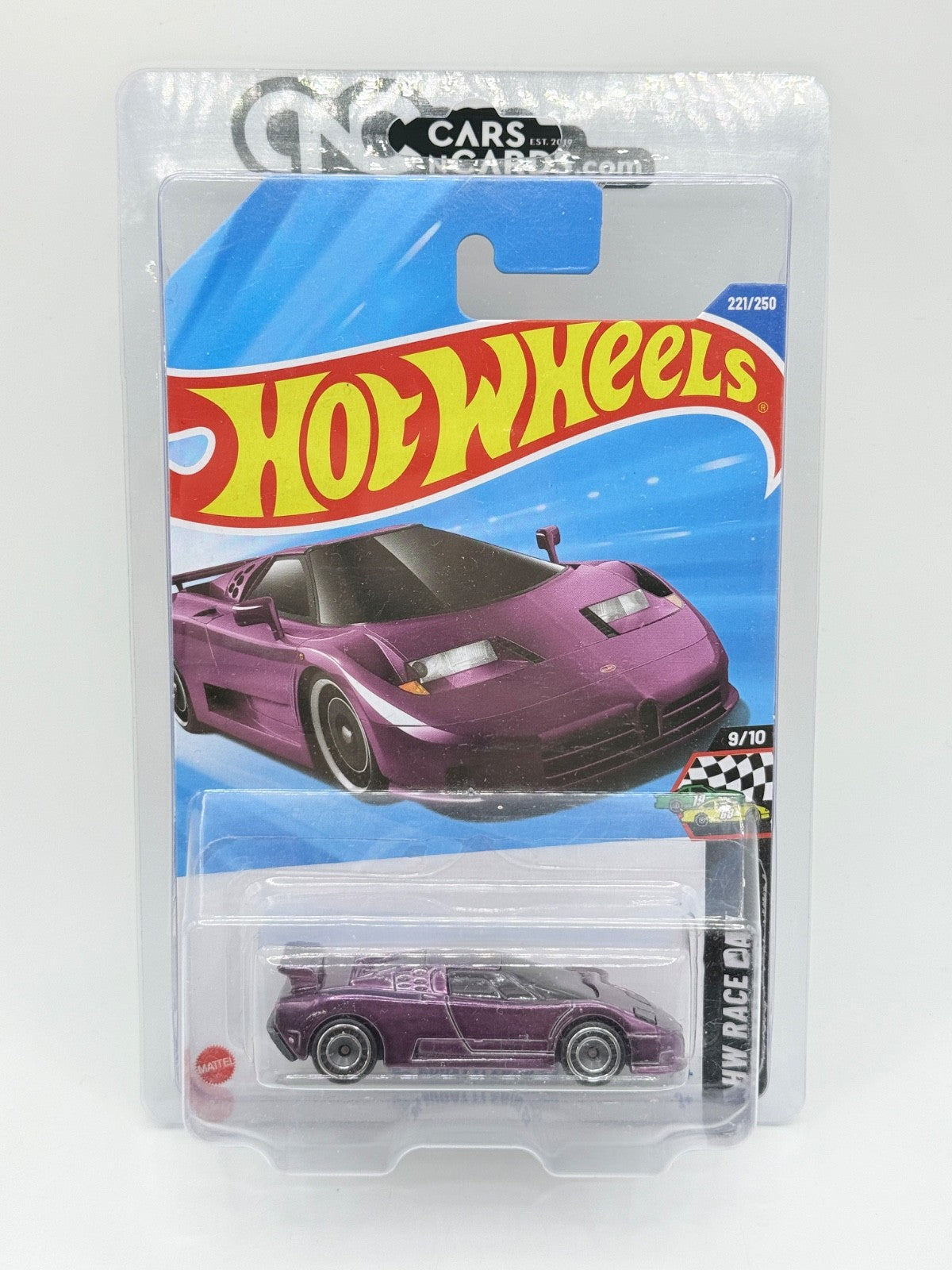 2025 Hot Wheels Super Treasure Hunt '94 Bugatti EB110 SS With Protector