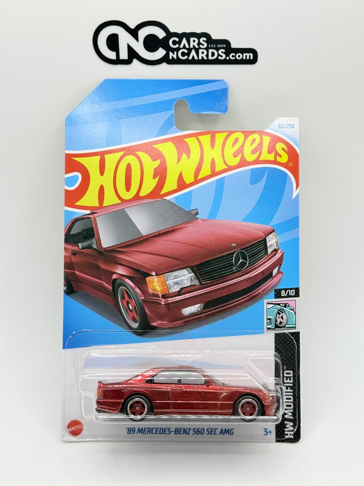 2024 Hot Wheels '89 Mercedes-Benz 560 SEC AMG Super Treasure Hunt With Protector