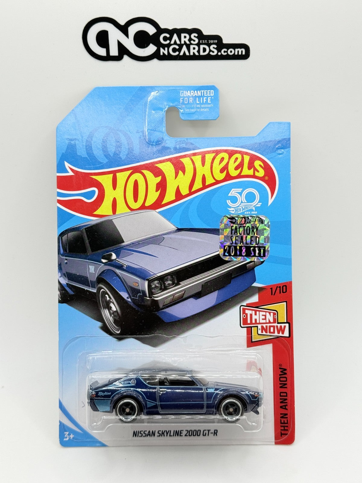 2018 Hot Wheels Factory Sealed Super Treasure Hunt Nissan Skyline 2000 GT-R