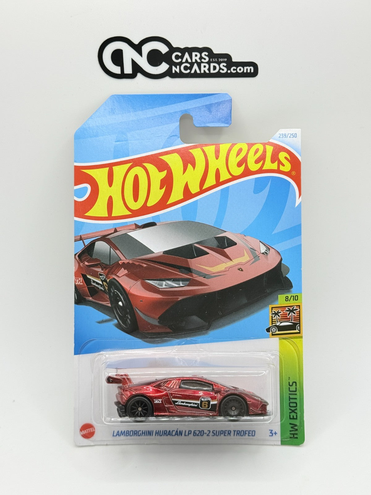 2024 Hot Wheels Lamborghini Huracan LP 620 Super Treasure Hunt With Protector