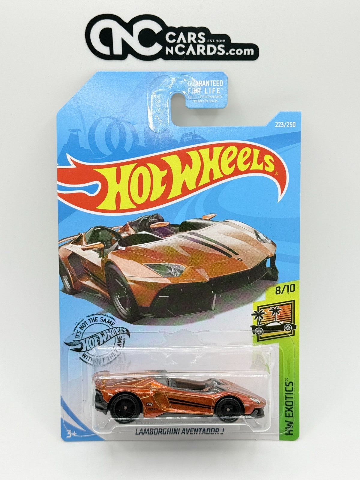 2019 Hot Wheels Lamborghini Aventador J Super Treasure Hunt With Protector