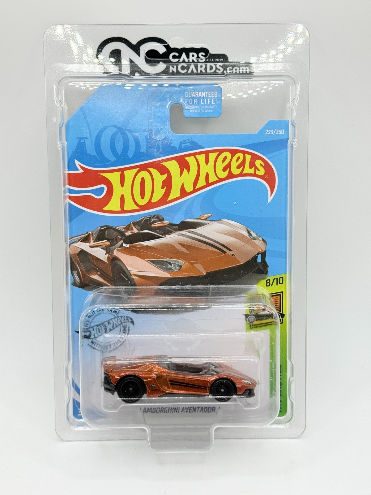 2019 Hot Wheels Lamborghini Aventador J Super Treasure Hunt With Protector