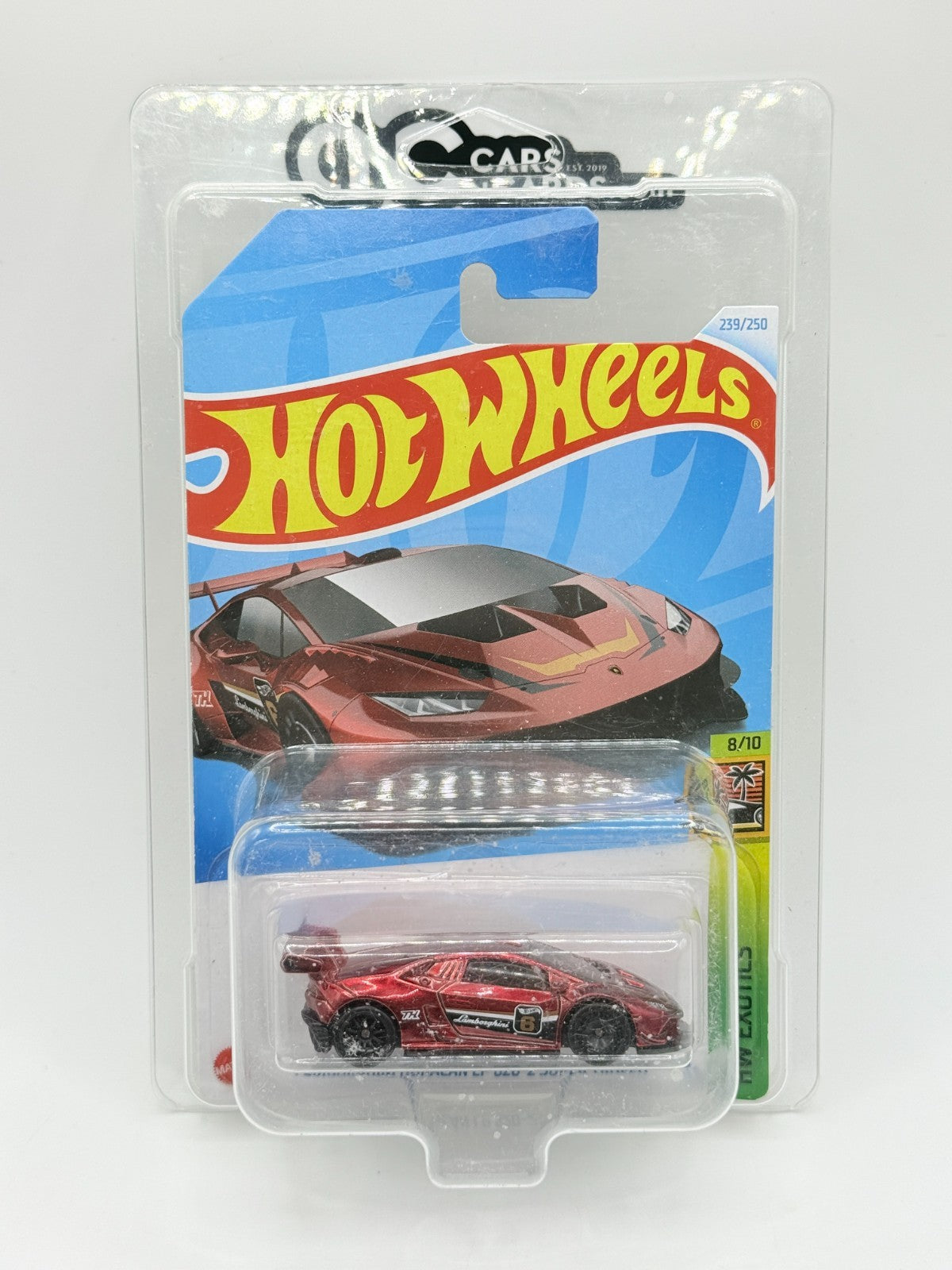 2024 Hot Wheels Lamborghini Huracan LP 620 Super Treasure Hunt With Protector