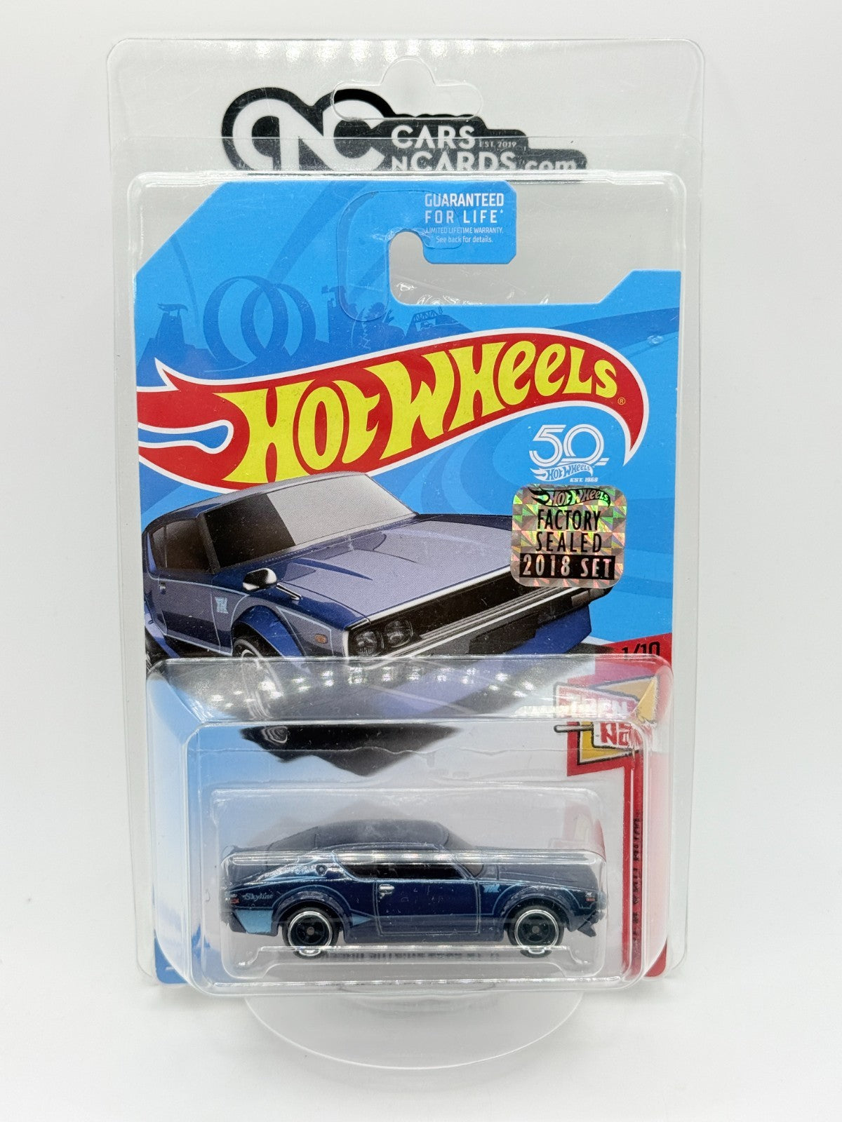2018 Hot Wheels Factory Sealed Super Treasure Hunt Nissan Skyline 2000 GT-R