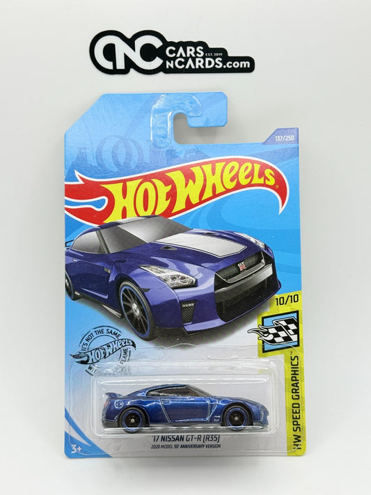 2020 Hot Wheels '17 Nissan GT-R R35 Super Treasure Hunt With Protector INT Card