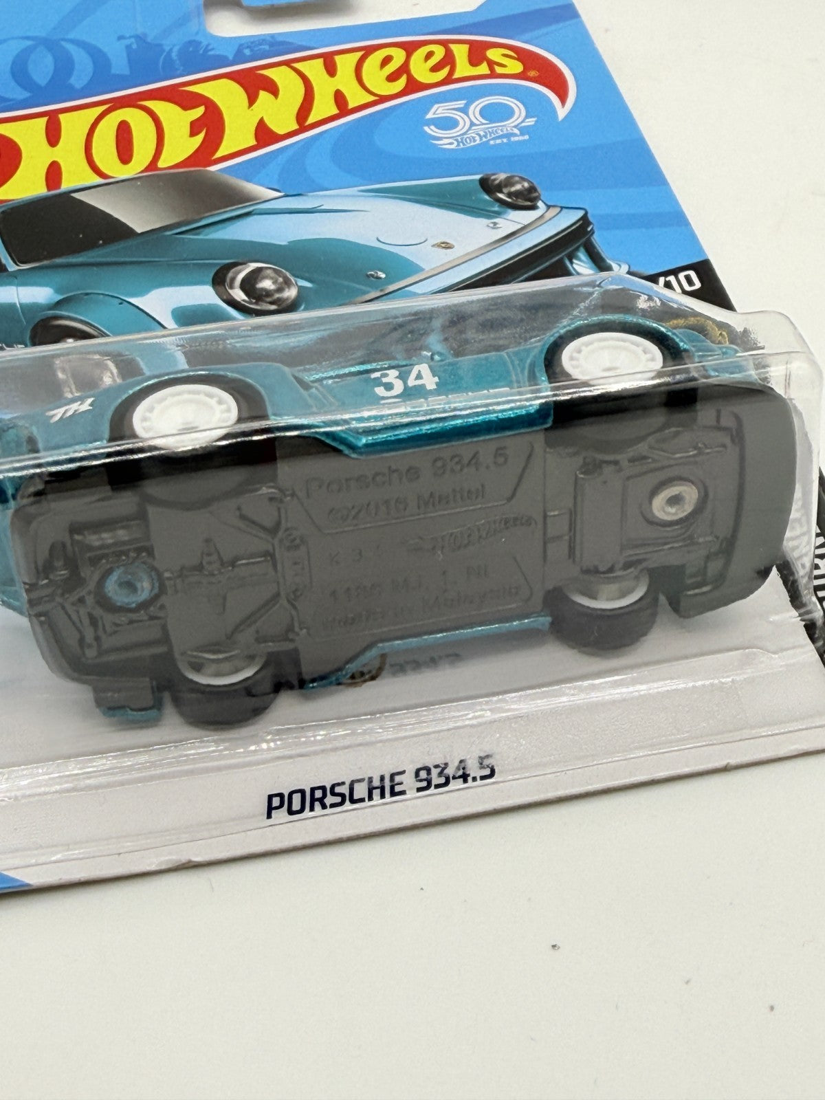 2018 Hot Wheels Nightburnerz Porsche 934.5 Super Treasure Hunt With Protector