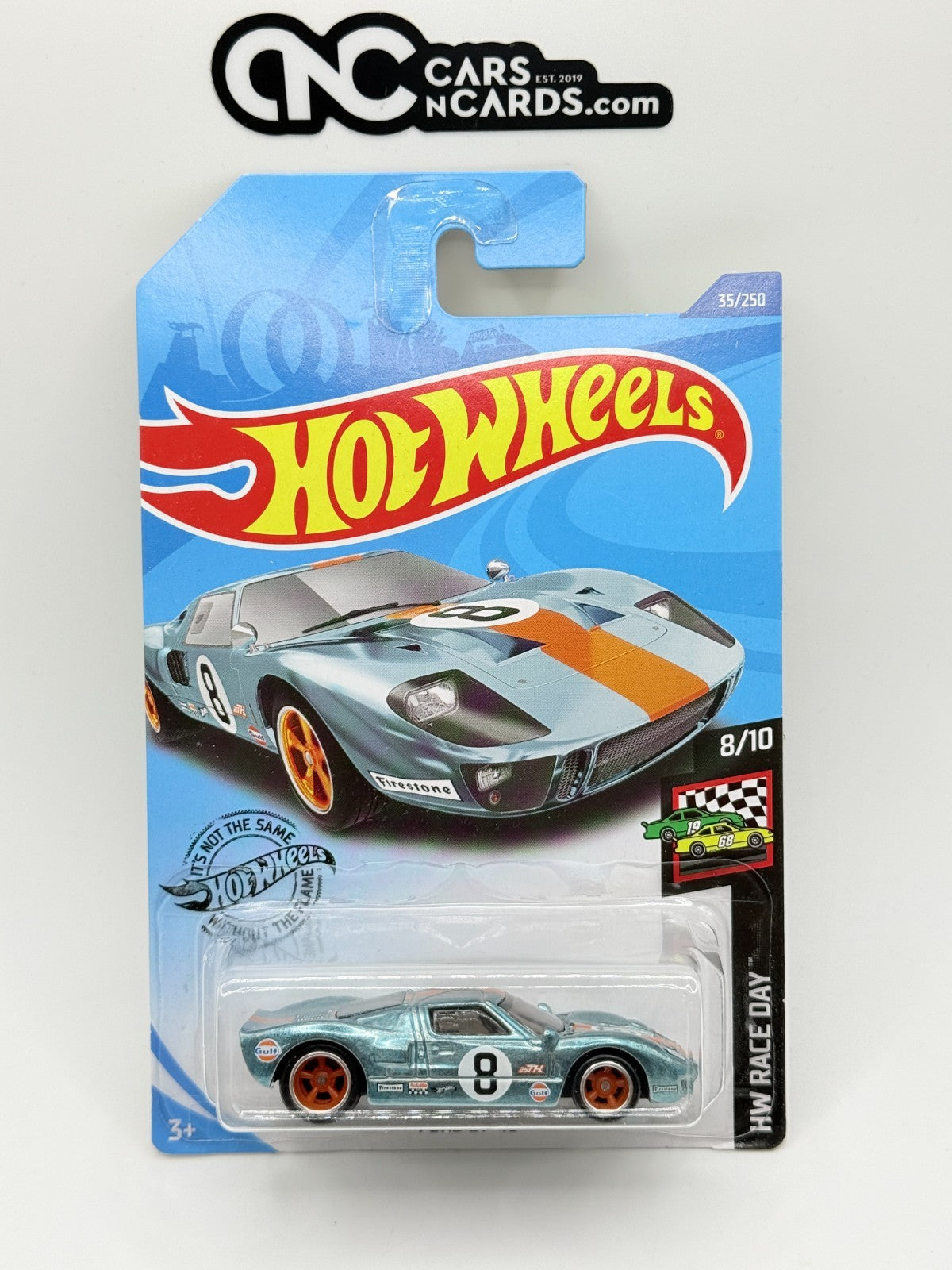 2020 Hot Wheels HW Race Day Ford GT-40 Gulf Super Treasure Hunt With Protector