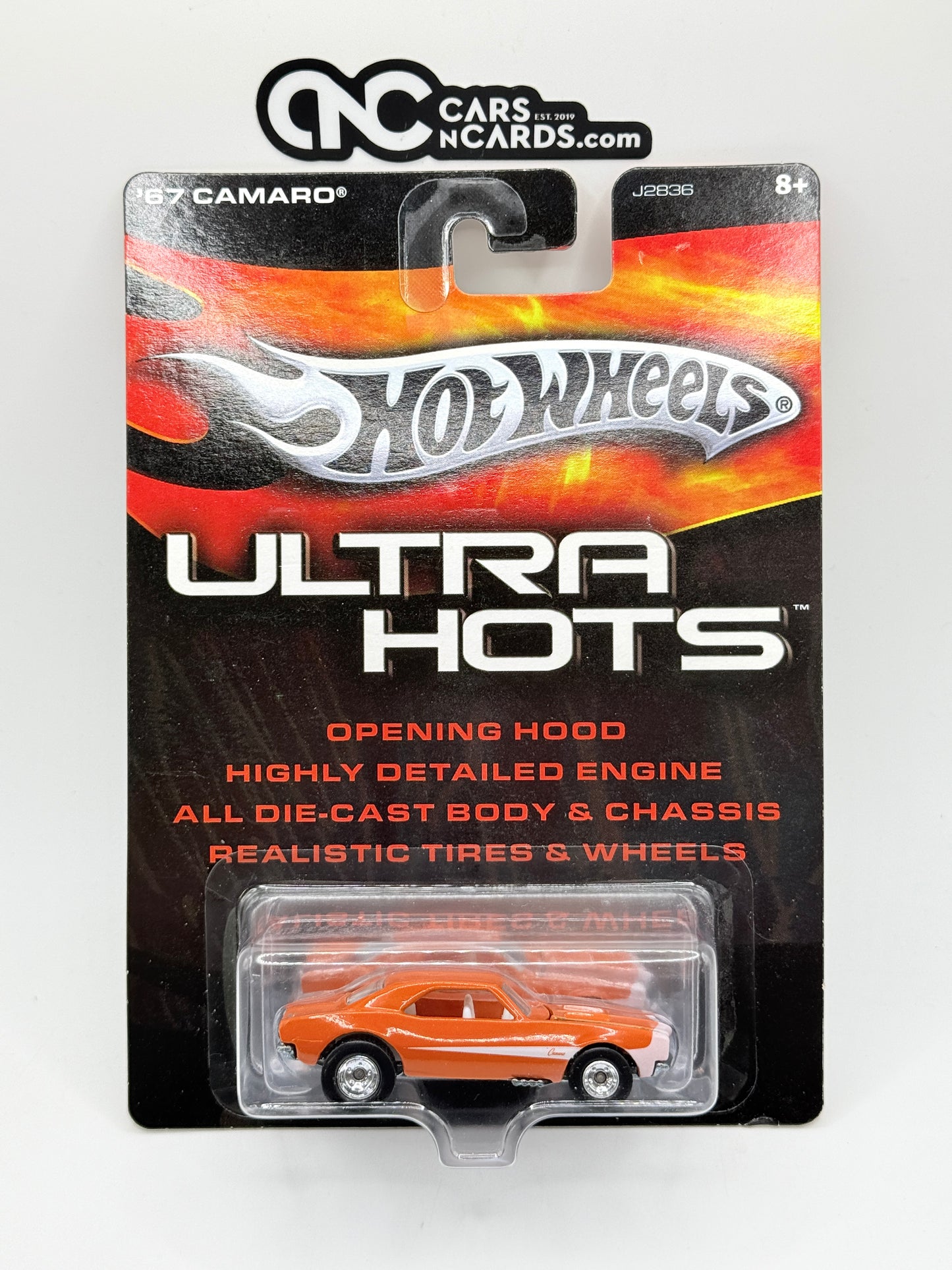 2006 Hot Wheels Ultra Hots '67 Chevrolet Camaro Orange Real Riders