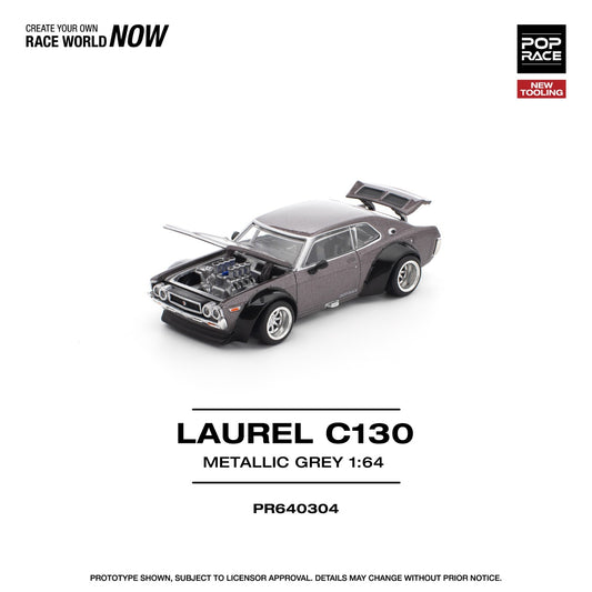 POPRACE 1:64 LAUREL C130 METALLIC GREY PR640304