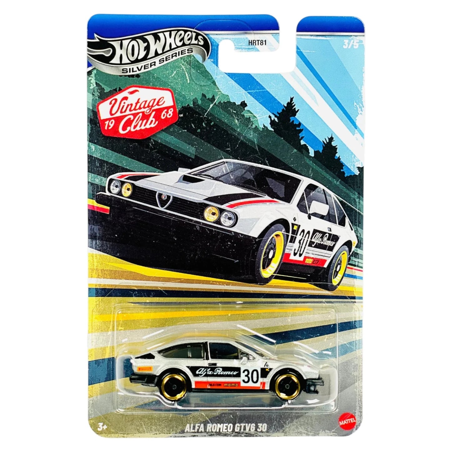 2026 Hot Wheels Silver Series Vintage Club Racing Factory Sealed Case of 10 Cars HRT81-956J