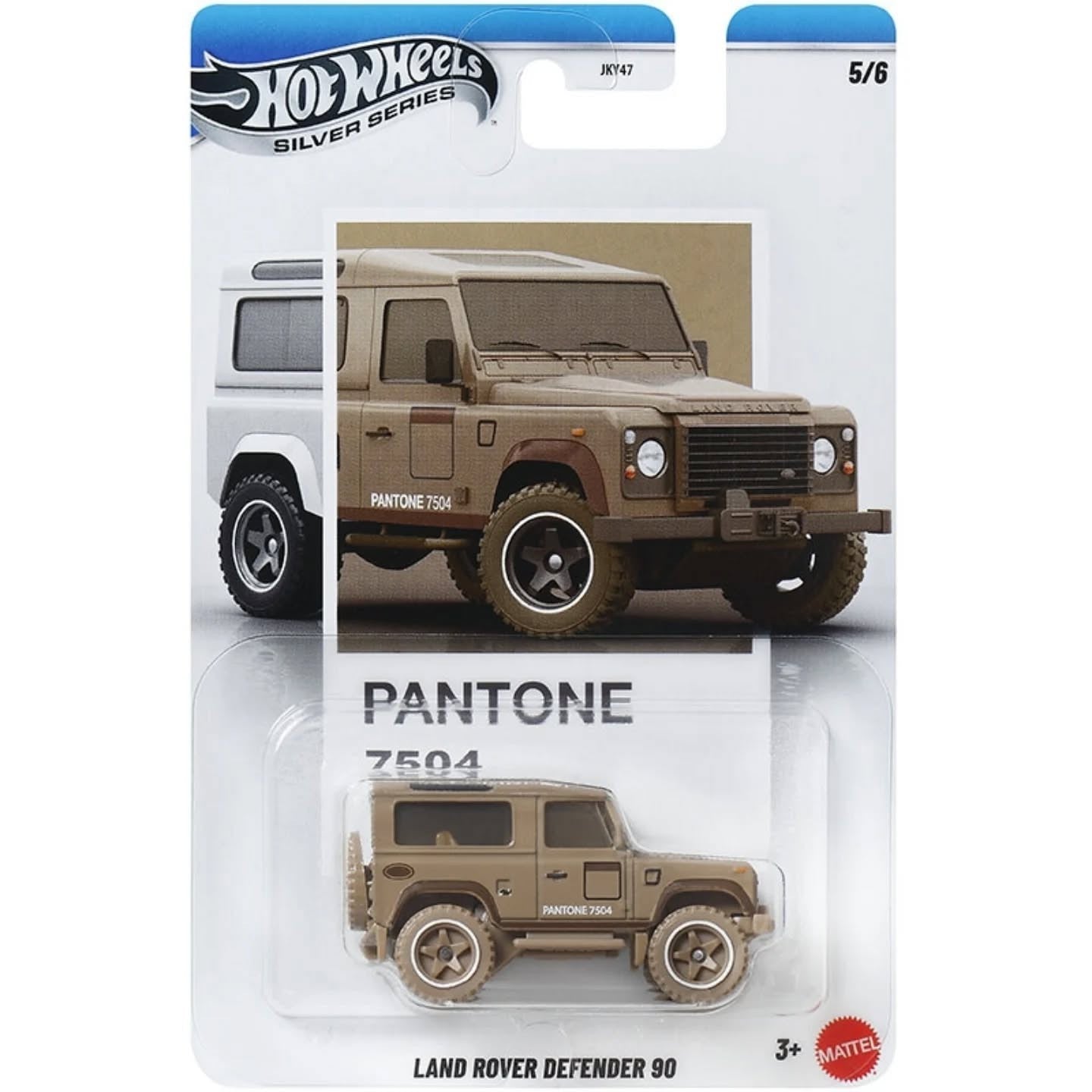 2026 Hot Wheels Silver Series 7504 Pantone 5/6 Land Rover Defender 90