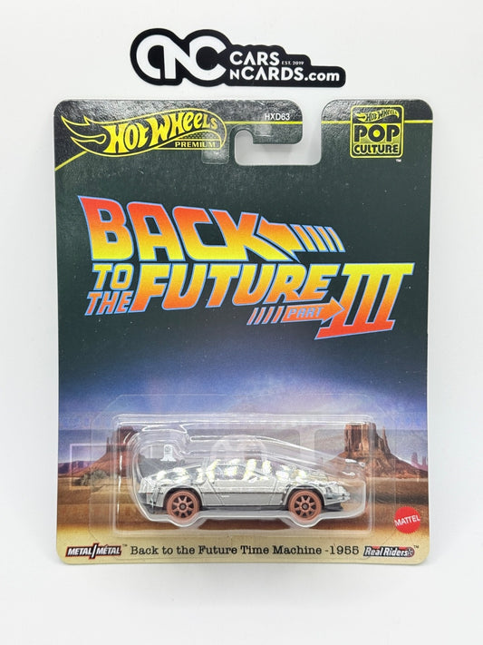 2025 Hot Wheels Premium Pop Culture Back to the Future Time Machine 1955