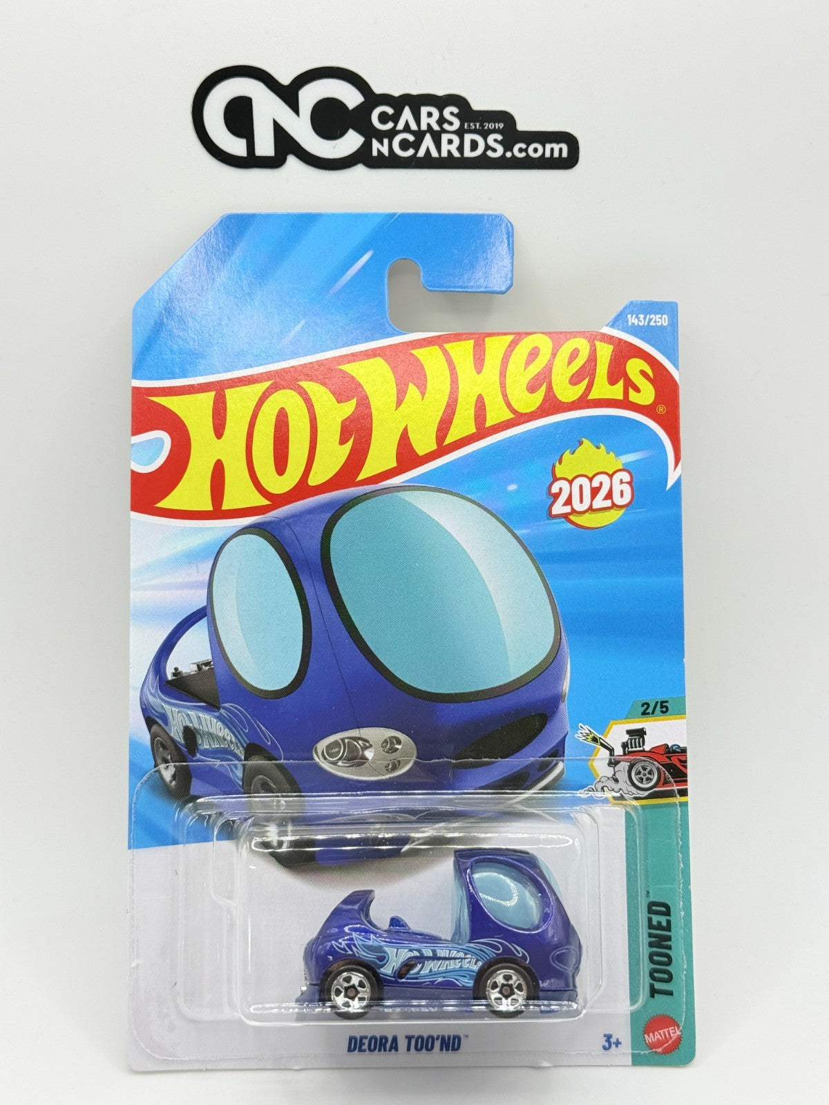 2026 Hot Wheels Tooned 2/5 Deora Too'nd Blue (Soft Corners)