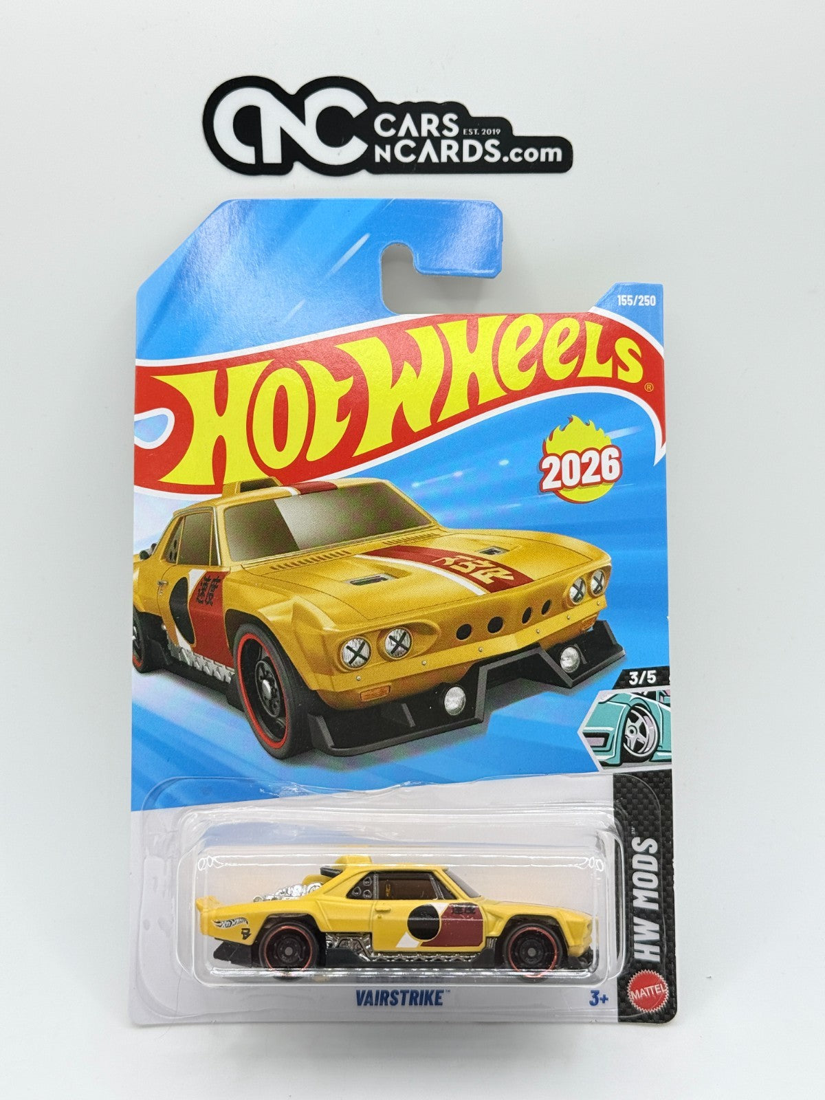 2026 Hot Wheels HW Mods 3/5 Vairstrike (Soft Corners)