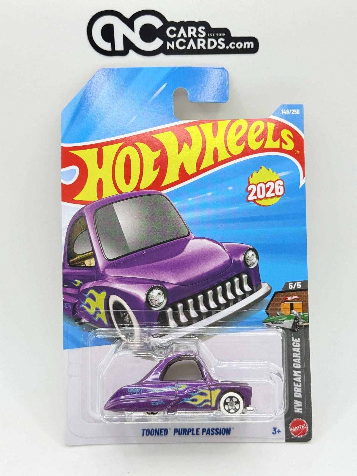 2026 Hot Wheels HW Dream Garage 5/5 Tooned Purple Passion (Soft Corners)