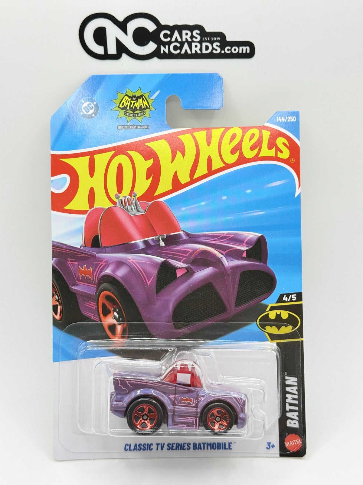 2026 Hot Wheels Batman 4/5 Classic TV Series Batmobile Purple (Soft Corners)