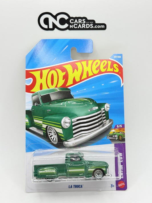 2026 Hot Wheels Layin' Low 5'/5 La Troca Green (Soft Corners)