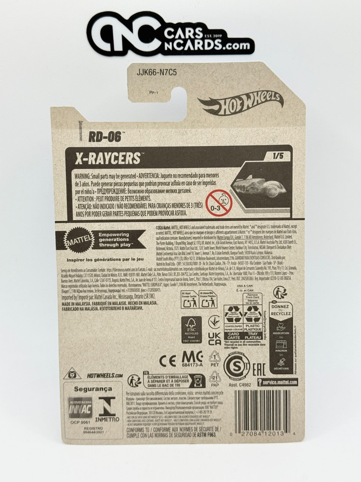 2026 Hot Wheels X-Raycers 1/5 RD-06 (Soft Corners)