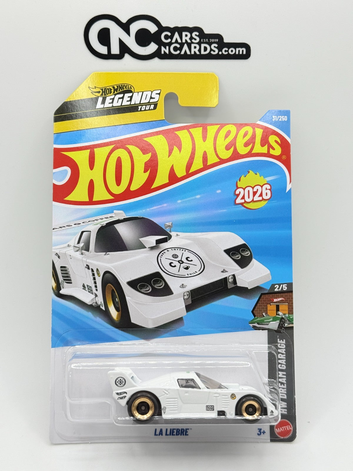 2026 Hot Wheels HW Dream Garage 2/5 La Liebre White