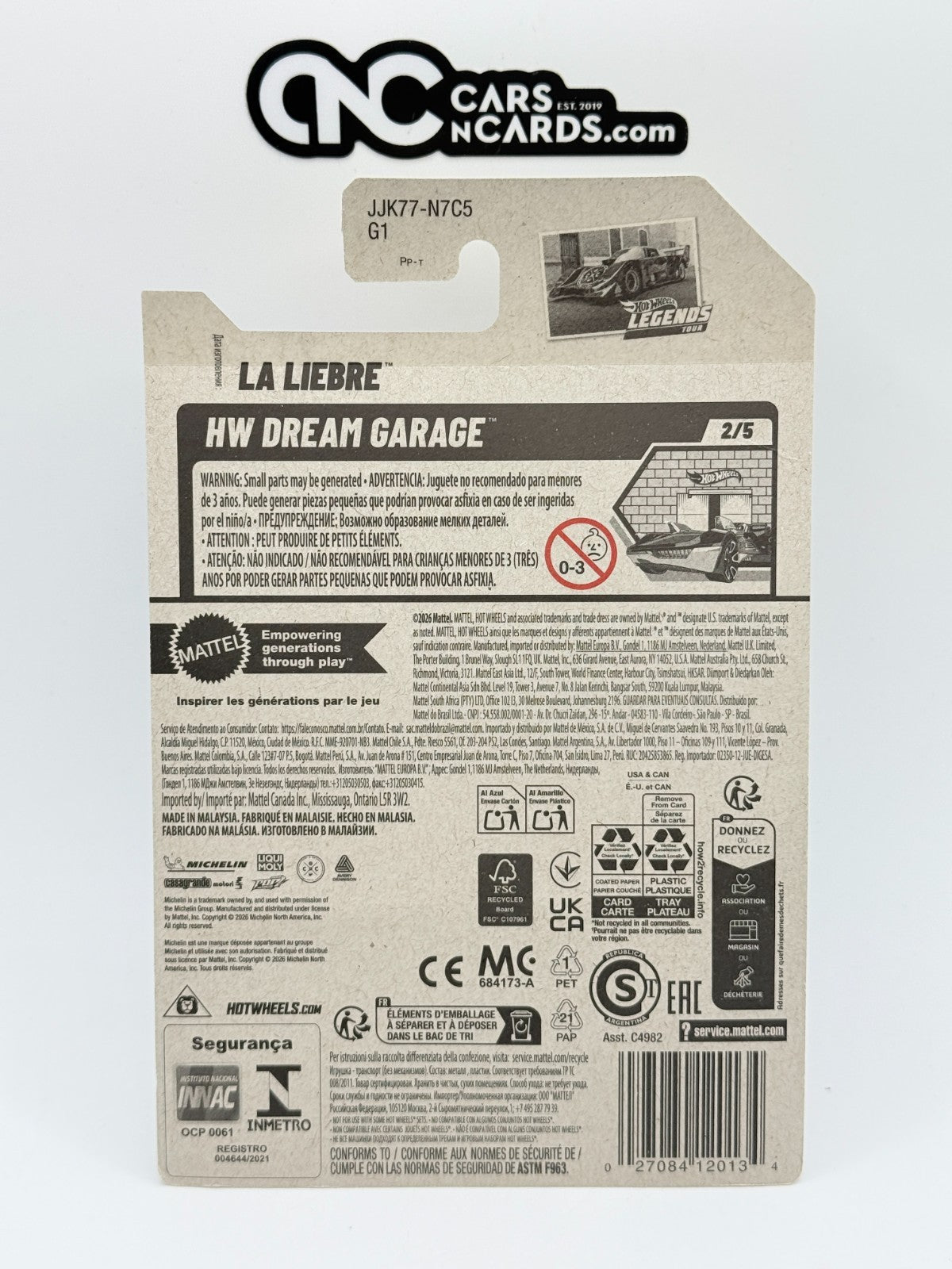 2026 Hot Wheels HW Dream Garage 2/5 La Liebre White