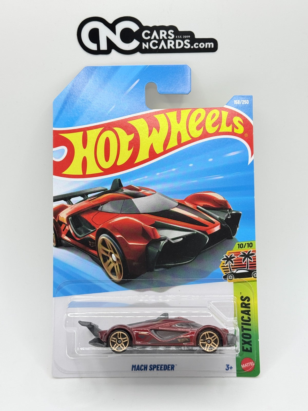 2026 Hot Wheels Exoticars 10/10 Mach Speeder Red