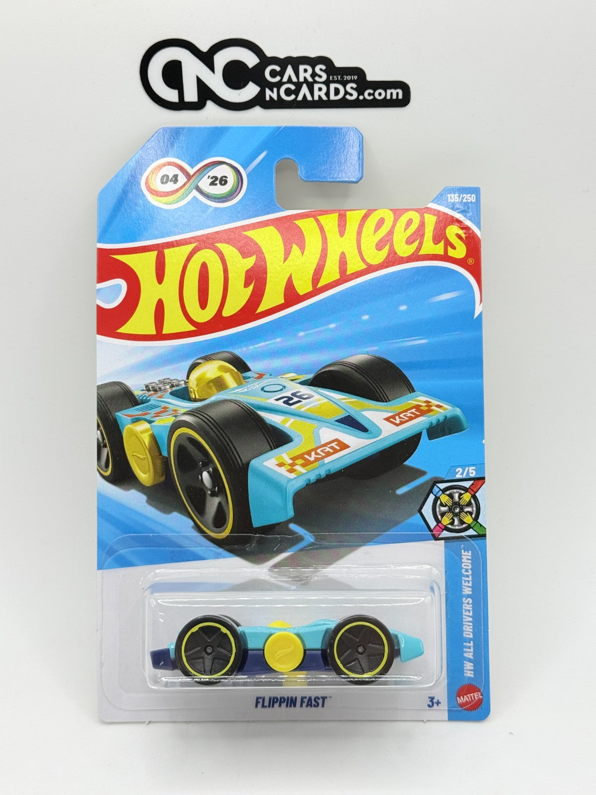 2026 Hot Wheels HW All Drivers Welcome 2/5 Flippin Fast