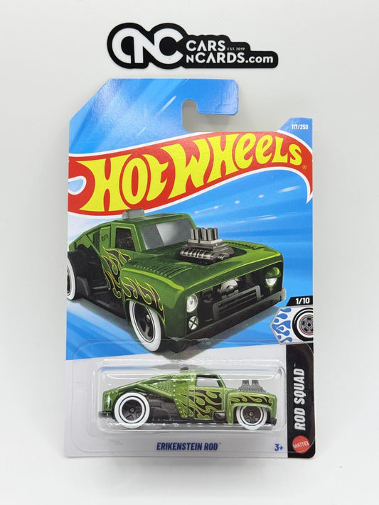 2026 Hot Wheels Rod Squad 1/10 Erikenstein Rod Green