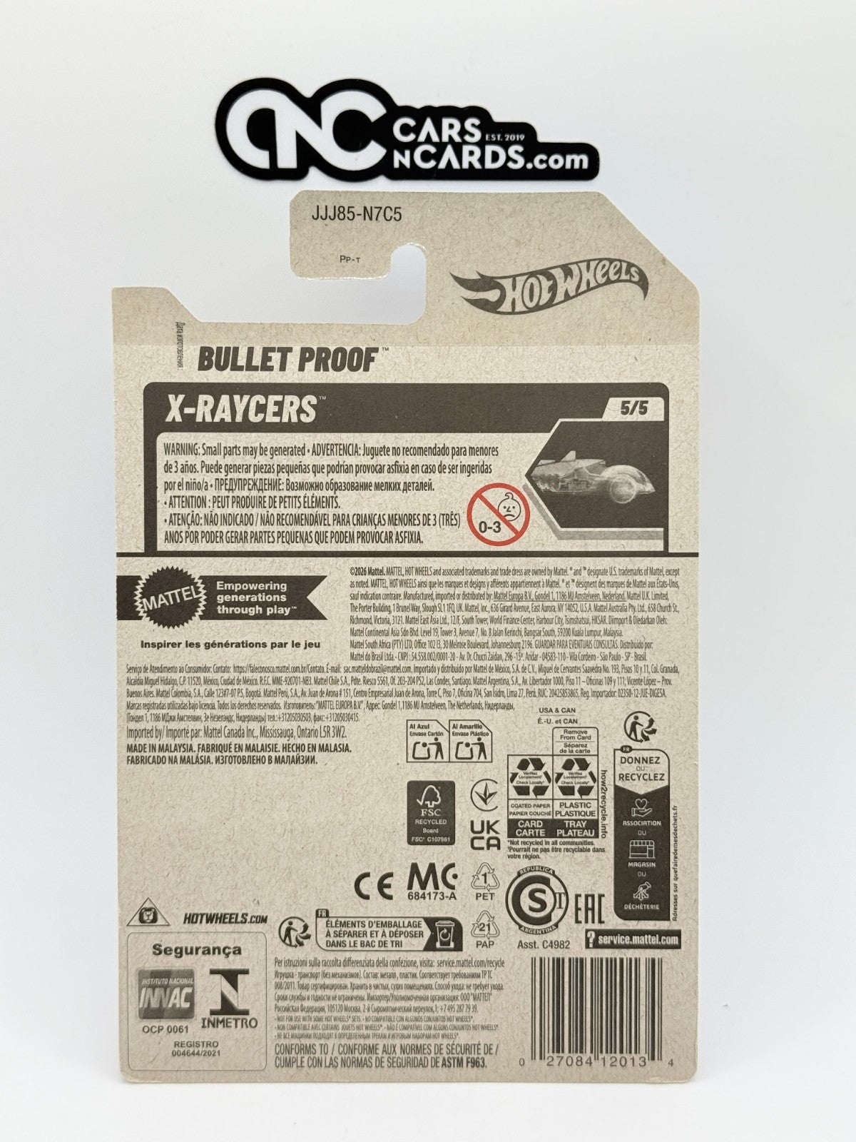 2026 Hot Wheels X-Raycers 5/5 Bullet Proof