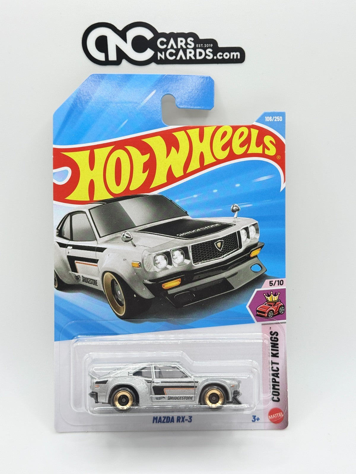 2026 Hot Wheels Compact Kings 5/10 Mazda RX-3 (Soft Corners)