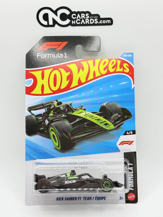 2026 Hot Wheels Formula 1 4/5 Kick Sauber F1 Team (Soft Corners)