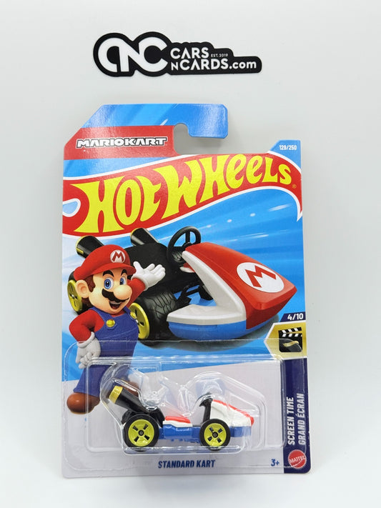 2026 Hot Wheels Screen Time 4/10 Mario Kart Standard Kart (Soft Corners)