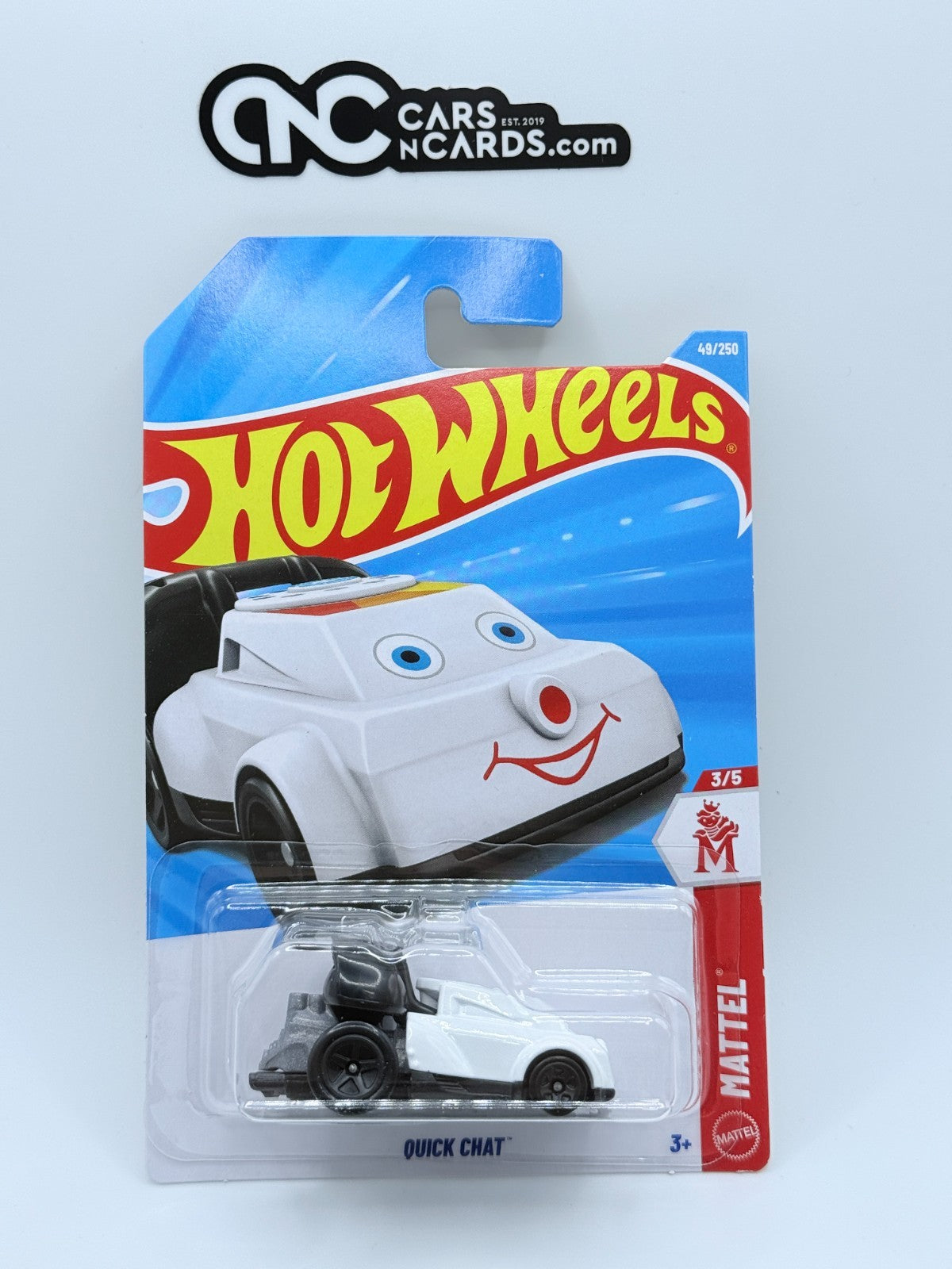 2026 Hot Wheels Mattel 3/5 Quick Chat (Soft Corners)
