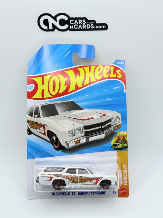 2026 Hot Wheels Wagons 3/10 '70 Chevelle SS Wagon White (Soft Corners)