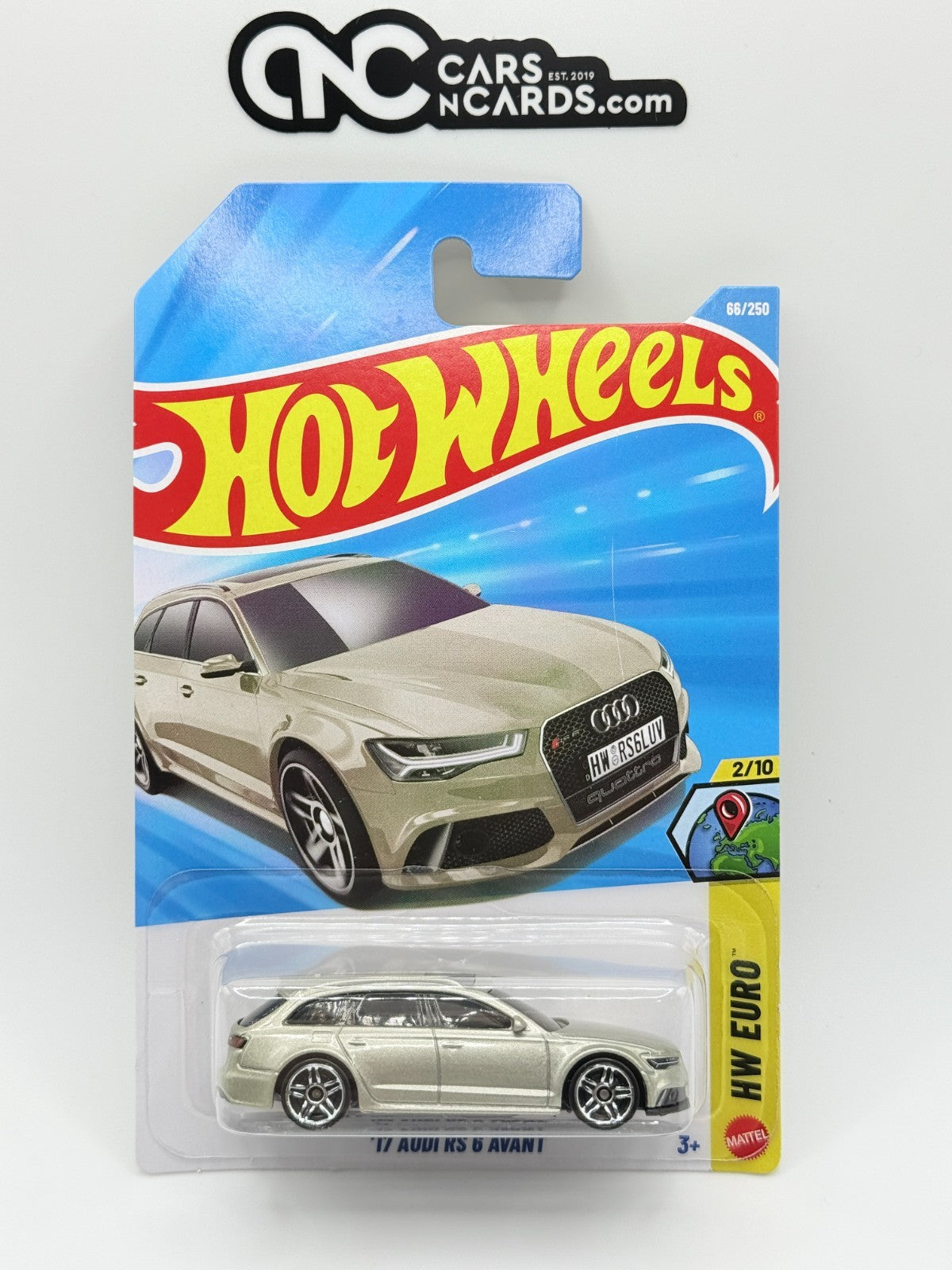 2026 Hot Wheels HW Euro 2/10 '17 Audi RS 6 Avant Gold (Soft Corners)