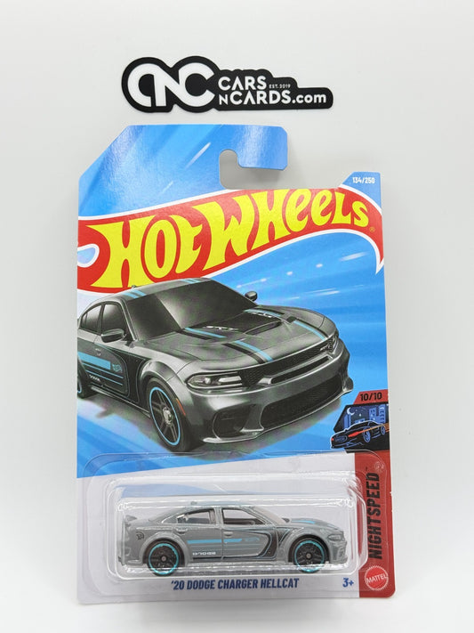 2026 Hot Wheels Highspeed 10/10 '20 Dodge Charger Hellcat Gray (Soft Corners)