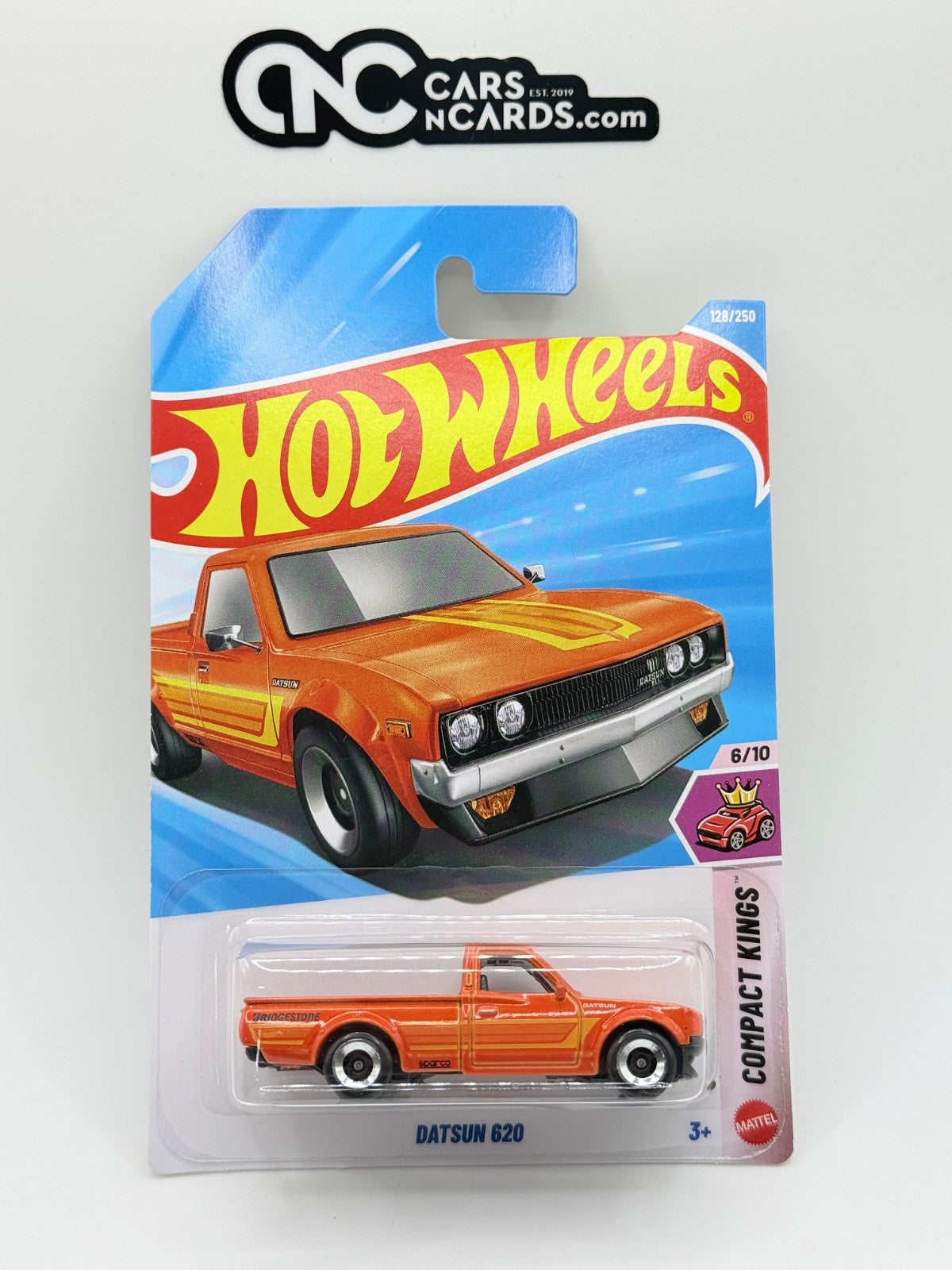 2026 Hot Wheels Compact Kings 6/10 Datsun 620 Orange