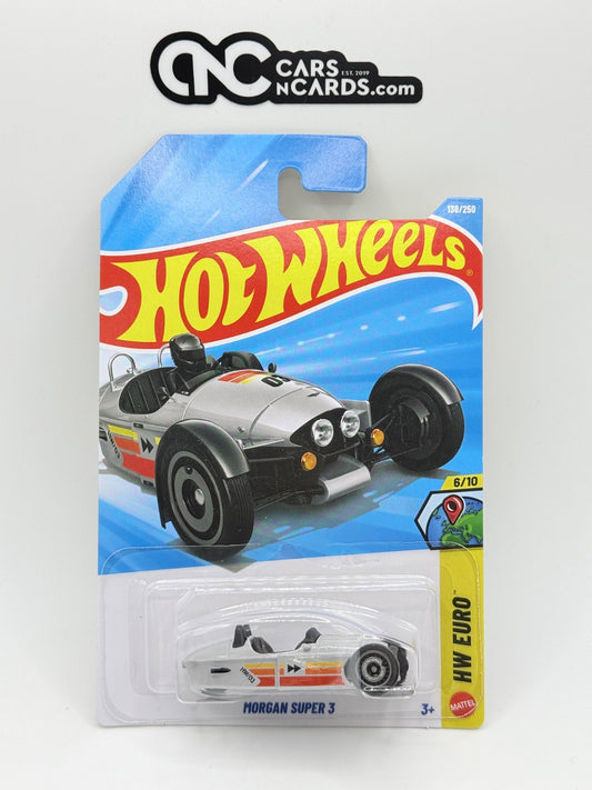 2026 Hot Wheels HW Euro 6/10 Morgan Super 3 Gray (Soft Corners)