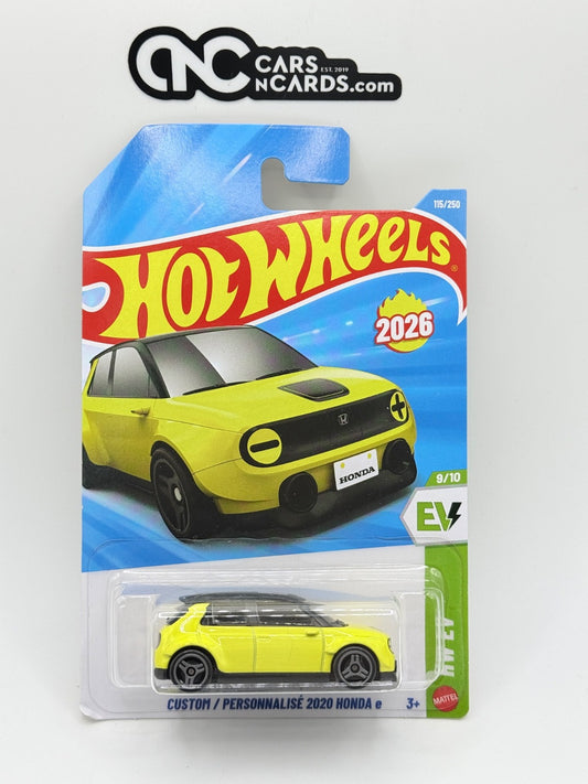 2026 Hot Wheels HW EV 9/10 Custom 2020 Honda e Yellow (Soft Corners)
