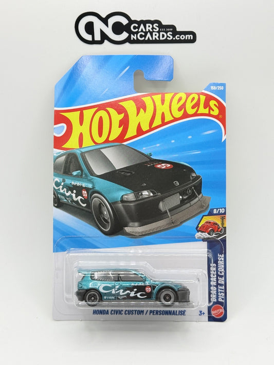 2026 Hot Wheels Drag Racers 8/10 Honda Civic Custom (Soft Corners)