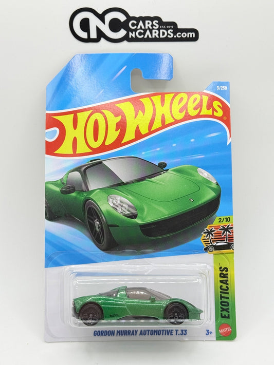 2026 Hot Wheels Exoticars 2/10 Gordon Murray Automotive T.33 Green