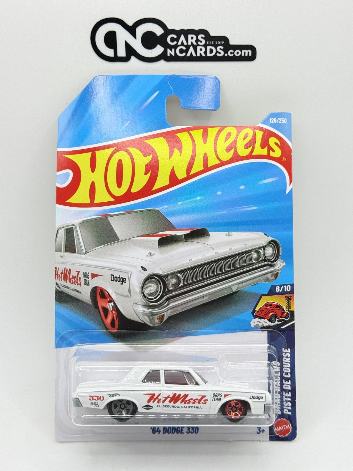 2026 Hot Wheels Drag Racers 6/10 '64 Dodge 330 (Hook Crease)