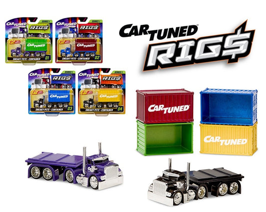 CarTuned 1:64 Container Rigs Series 1 – Assortment Factory Sealed Case of 4