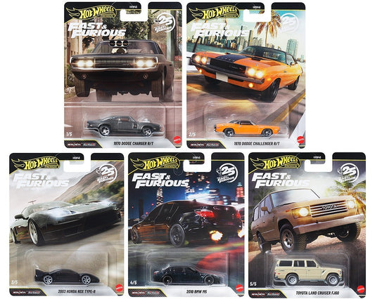 2026 Hot Wheels Fast & Furious 25TH Anniversary Premium Q Assortment Sealed Case