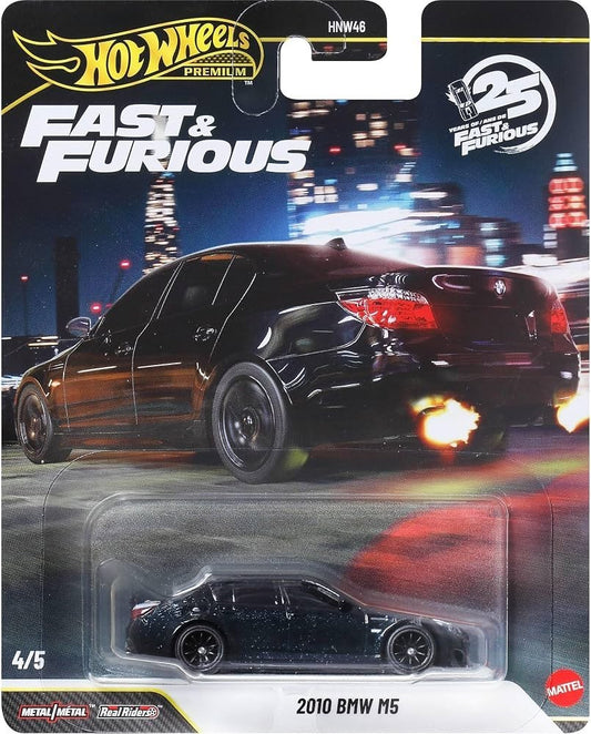 2026 Hot Wheels Fast & Furious 25th Anniversary 4/5 2010 BMW M5 Black