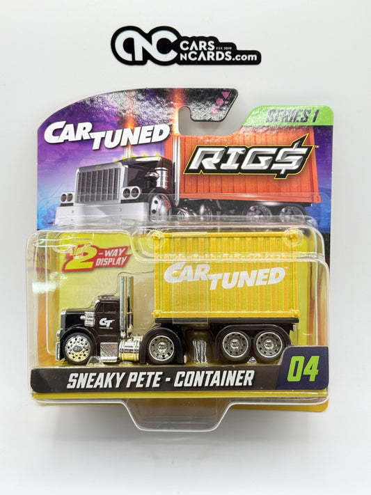 CarTuned 1:64 Container Rigs Series 1 Sneaky Pete Container 04 Black/Yellow