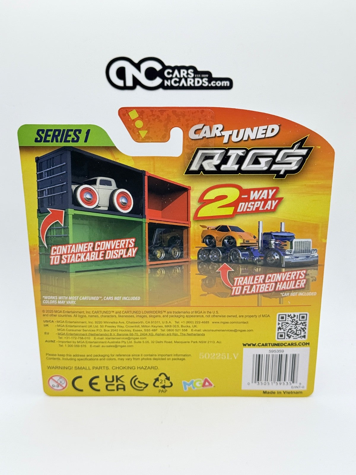 CarTuned 1:64 Container Rigs Series 1 Sneaky Pete Container 03 Black/Blue