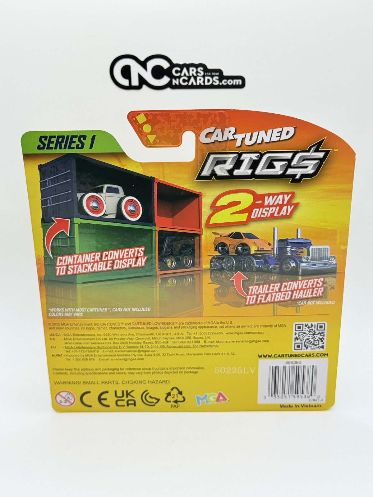 CarTuned 1:64 Container Rigs Series 1 Sneaky Pete Container 04 Black/Yellow