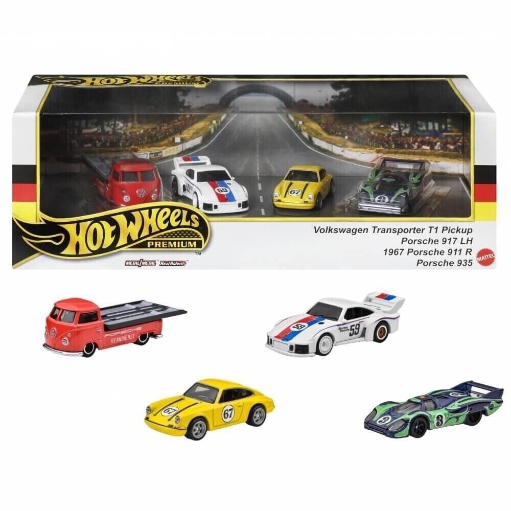 Hot Wheels Premium Diorama Germany Volkswagen/Porsche 917/ 935 Porsche 911 HRT54