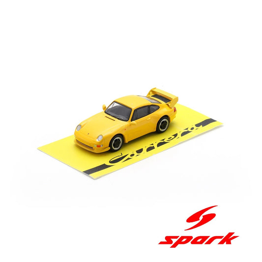 SPARK 1:64 Porsche 911(993) RS Clubsport (Yellow with black wheels) 64SP007-F